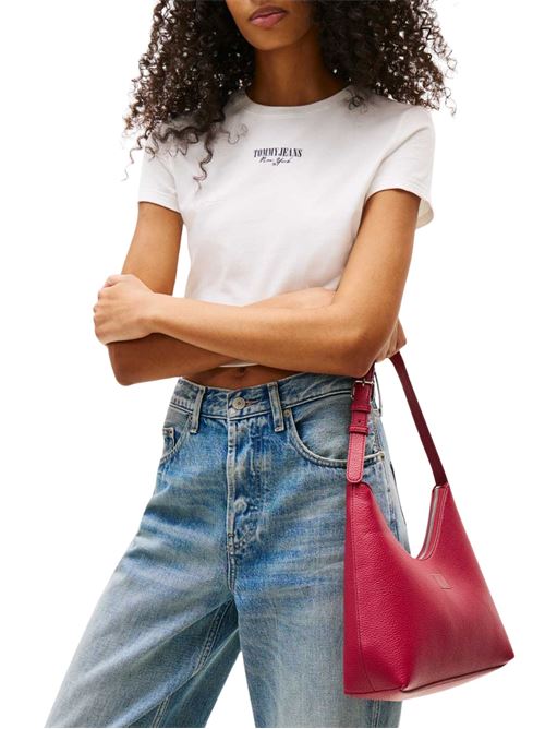 Borsa rossa in poliuretano Tommy Jeans | AW0AW17548XJ9